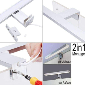 Planet Gates CroLED Wall Lamp 8W 600LM Waterproof Bathroom Fixtures makeup toilet bar Led light front mirror lighting IP44 Warm White