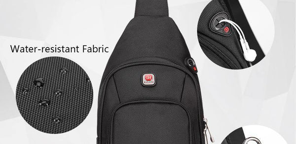 Planet Gates Crossbody Bags for Men Messenger Chest Bag Pack Casual Bag Waterproof Nylon Single Shoulder Strap Pack  New Fashion