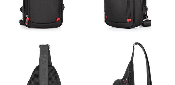 Planet Gates Crossbody Bags for Men Messenger Chest Bag Pack Casual Bag Waterproof Nylon Single Shoulder Strap Pack  New Fashion