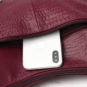 Crossbody Bags For Women Messenger Bag Designer Leather Handbags Sac A Main Vintage Ladies