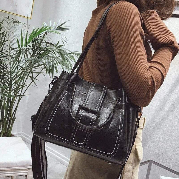 Crossbody Bags For Women Messenger Bags  Vintage Leather Bags Handbags High Quality