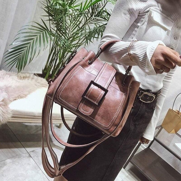 Crossbody Bags For Women Messenger Bags  Vintage Leather Bags Handbags High Quality