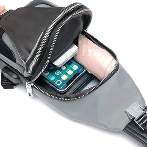 Planet Gates Crossbody Bags Men Chest Pack Unisex USB Charge Anti Theft Messengers Bag Trip Waterproof Shoulder Bag