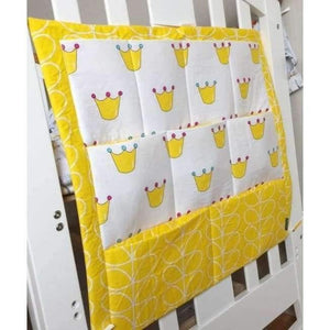 Planet Gates Crown Bed Hanging Storage Bag Baby Cot Bed Brand Baby Cotton Crib Organizer 50*60cm Toy Diaper Pocket for Crib Bedding Set