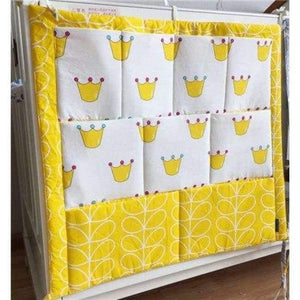 Planet Gates Crown Bed Hanging Storage Bag Baby Cot Bed Brand Baby Cotton Crib Organizer 60*50cm Toy Diaper Pocket for Crib Bedding Set