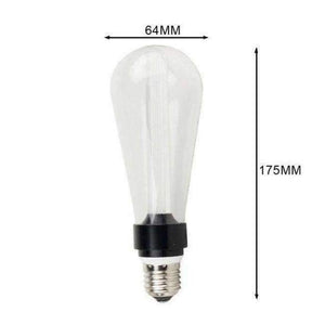 Planet Gates Crystal / 3W 2200K 190lm / No, E27 85V-265V Grensk Ampoule Led E27 Edison Bulb Light Guide Vintage Lamp ST64 Retro Nostalgic Creative 85V-264V Smoke Gray LED Filament Bulbs