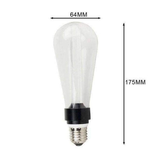 Planet Gates Crystal / 3W 2200K 190lm / No, E27 85V-265V Grensk Ampoule Led E27 Edison Bulb Light Guide Vintage Lamp ST64 Retro Nostalgic Creative 85V-264V Smoke Gray LED Filament Bulbs