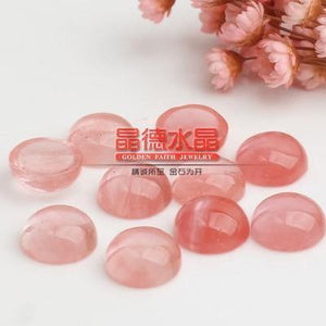 Planet Gates crystal / 6mm 10pcs Natural Stone Cabochon Beads 6mm 8mm 10mm 12mm Flat Back Rose Quartzs Agates Tiger Eyes Beads for Jewelry Making Findings
