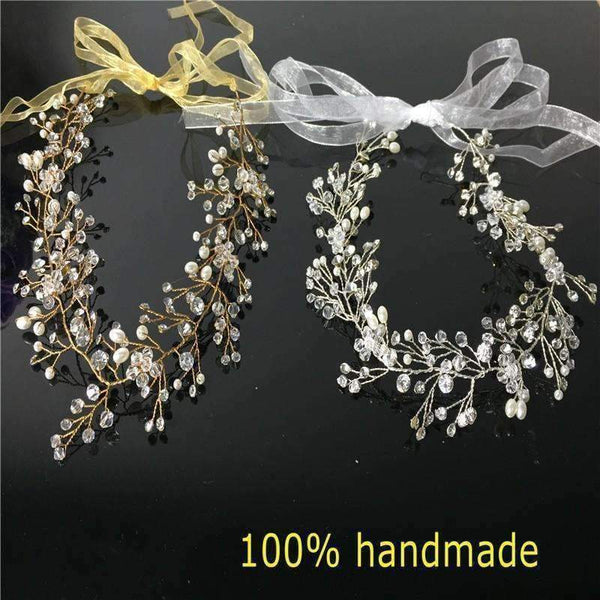 Planet Gates Crystal Bridal Headband Wedding Rhinestone Headbands Hair Accessories Bridal tiaras Bride Ribbon Headbands RE597