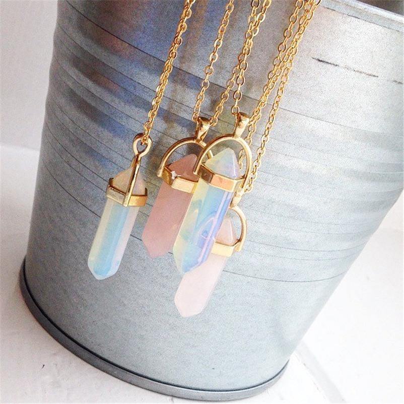 Crystal Bullet Style Choker Necklace Gift Women Long Chains Boho Pendant Necklace Statement Accessories Femme New