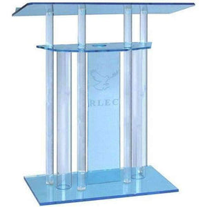 Planet Gates Crystal Clear Transparent Lectern Acrylic School Lectern Podium Office Furniture Podium