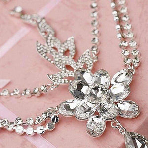 Planet Gates Crystal dangle forehead headband tiara crown bridal pageant prom headpieces wedding teardrop hair jewelry accessories 1pc