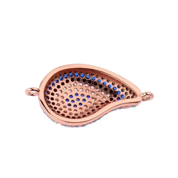 Planet Gates Crystal Evil Eye Spacer Beads Brass Connectors Bracelet Componet Charm Jewelry Making