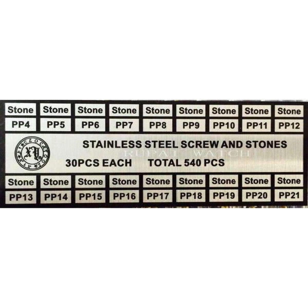 Planet Gates Crystal Watch Parts Rhinestone Diamond Watch Screws Stones Repair Watch Accessories Tools horloge onderdelen