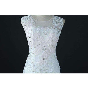 Planet Gates Crystal Wedding Dress A Line Vestido De Novia Pearls Bridal Dresses Robe De Marriage Wedding Gowns