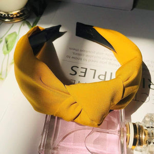 Headband Knot Hair Hoop For Women Simple Cotton Fabric Cross Pearl  Girls Hairband Hair Accessories DSFG05