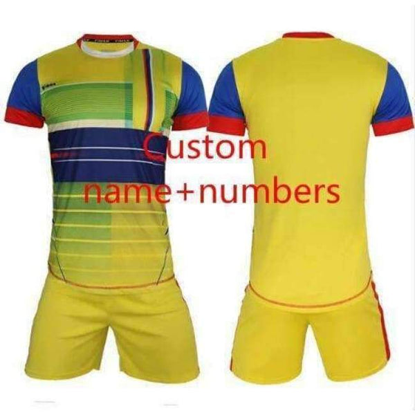 Planet Gates CT YW / L Custom Adult Breathable  Soccer Jerseys Set Uniforms Football clothes Kit Cheap Football Shirt Tracksuit