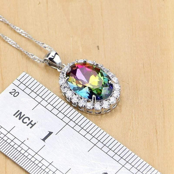 Planet Gates Cubic Zirconia Jewelry Sets Women 925 Sterling Silver Jewelry Earrings/Pendant/Necklace/Rings/Bracelet