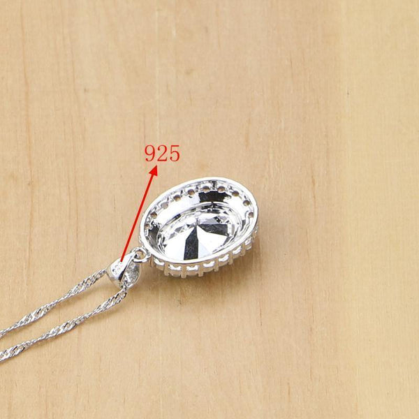 Planet Gates Cubic Zirconia Jewelry Sets Women 925 Sterling Silver Jewelry Earrings/Pendant/Necklace/Rings/Bracelet