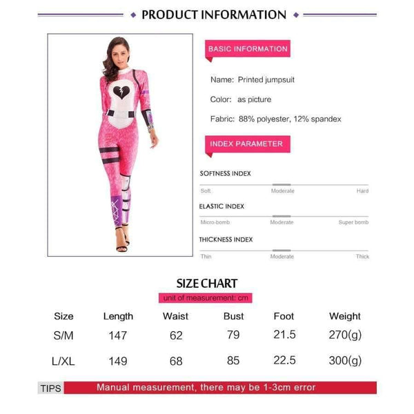 Planet Gates Cuddle Team Leader / L / Cuddle Team Leader Pink Bear Costume Cosplay Cuddle Team Leader Jumpsuit Harror Halloween Costumes For Women Plus Size Bodysuit