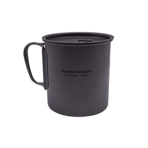 Planet Gates CUP450ML 300ML 450ML Outdoor Hiking Camping Picnic Titanium Pot Mug Bowl 3 in 1 Lightweight Camping Equipment