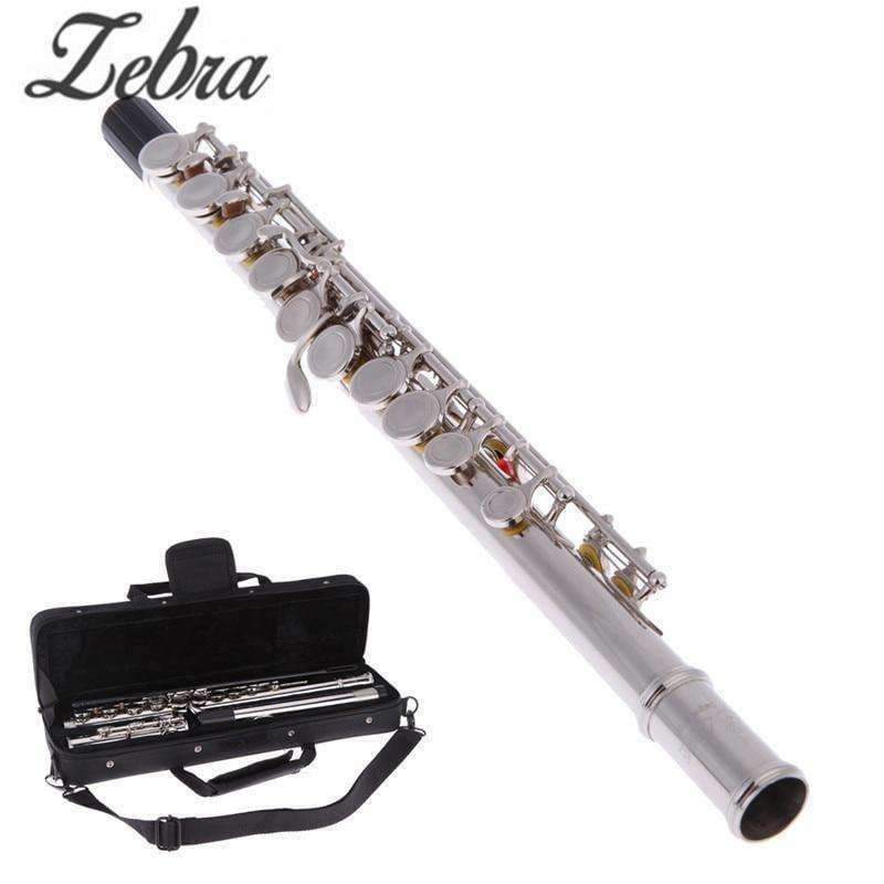 Planet Gates Cupronickel Nickel Plated 16 Hole C Key Western Concert Flute Kit with Case Cover Parts For Musical Instrument Beginners