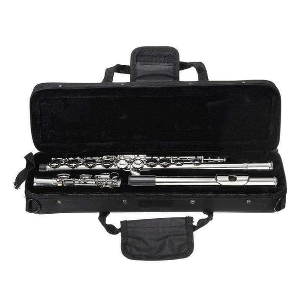 Planet Gates Cupronickel Nickel Plated 16 Hole C Key Western Concert Flute Kit with Case Cover Parts For Musical Instrument Beginners
