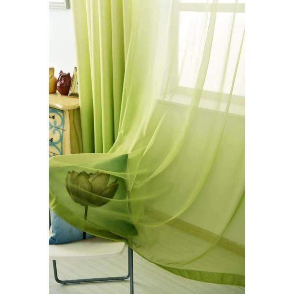 Planet Gates Curtains Gradient Print Voile Curtain Modern Window Living Room Tulle Curtains Drapes Gray Fabric Cortinas T&185 #30