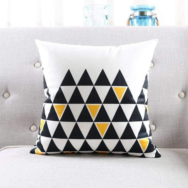 Planet Gates Cushion Cover Geometric Cushion Yellow Decorative Pillows Black Velvet Cushions Cover Home Decor Pillow For Sofa