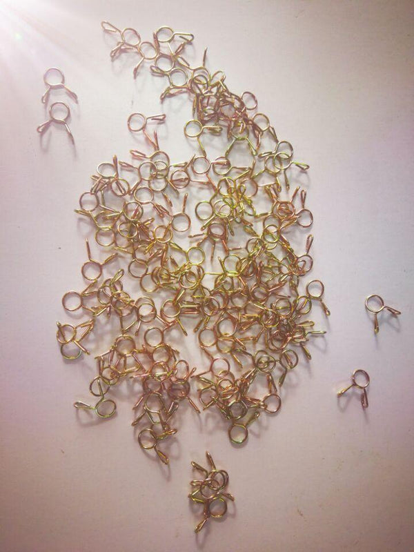 Planet Gates Custom 20pcs 6-20mm Motorcycle Scooter ATV Fuel Line Hose Tubing Spring Clips Clamps Motorcycle