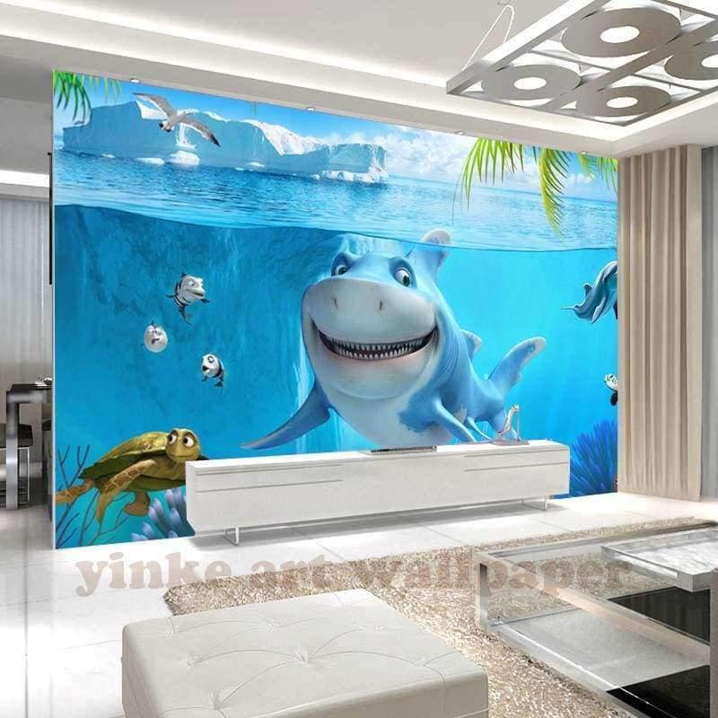 Planet Gates Custom 3D Mural Wallpaper Non-woven children Room wall covering Wall paper 3d stereo sea world 3D kid Photo Wallpaper Home Decor