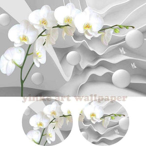 Planet Gates Custom 3d stereoscopic wallpaper space butterfly orchid ball wallpaper modern living room bedroom 3D wallpapers large mural