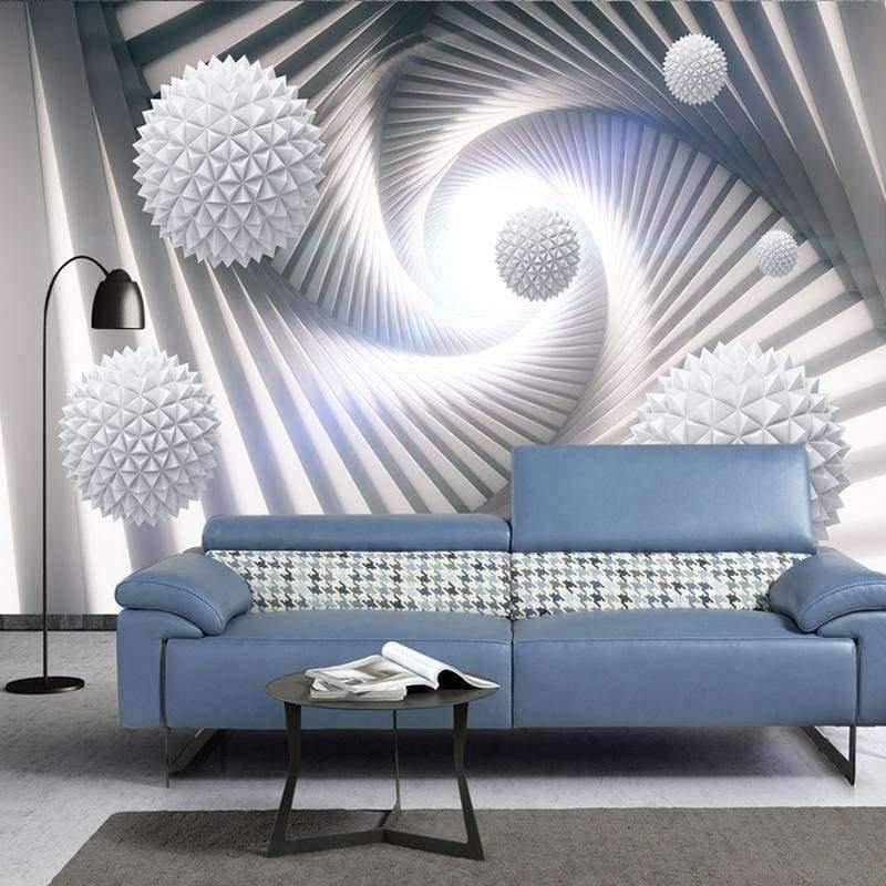 Planet Gates Custom 3D Wall Murals Wallpaper Modern Abstract Stereoscopic Space Circle Ball Living Room TV Background Photo Wall Paper Mural