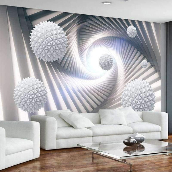 Planet Gates Custom 3D Wall Murals Wallpaper Modern Abstract Stereoscopic Space Circle Ball Living Room TV Background Photo Wall Paper Mural