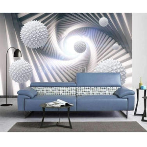 Planet Gates Custom 3D Wall Murals Wallpaper Modern Abstract Stereoscopic Space Circle Ball Living Room TV Background Photo Wall Paper Mural
