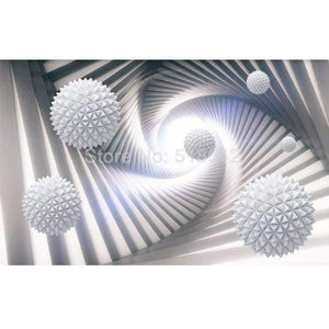 Planet Gates Custom 3D Wall Murals Wallpaper Modern Abstract Stereoscopic Space Circle Ball Living Room TV Background Photo Wall Paper Mural