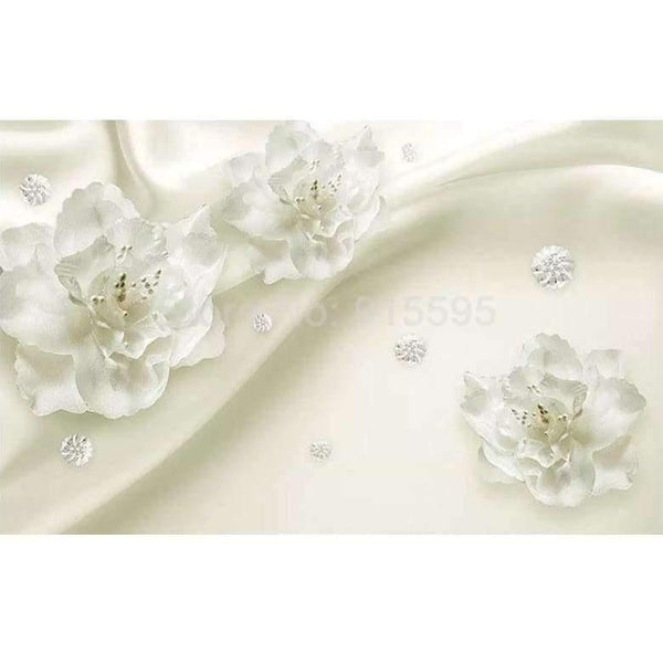 Planet Gates Custom Any Size 3D Wall Murals Wallpaper Silk Flower European Style 3D TV Background Large Wall Painting Living Room Mural Paper