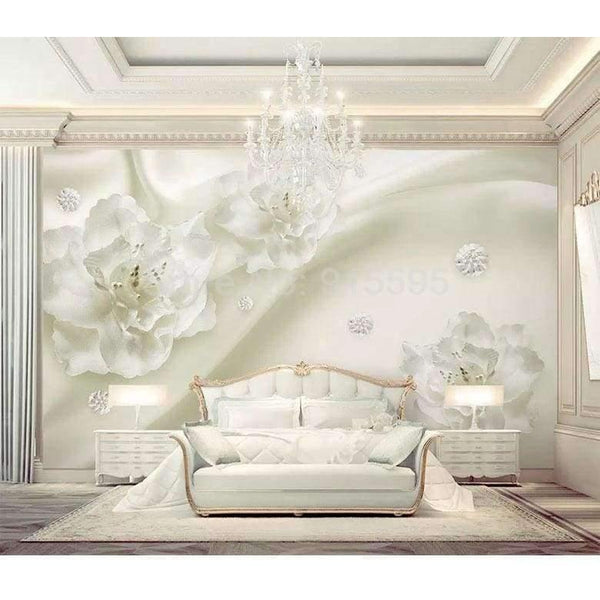 Planet Gates Custom Any Size 3D Wall Murals Wallpaper Silk Flower European Style 3D TV Background Large Wall Painting Living Room Mural Paper