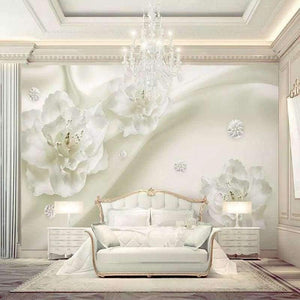 Planet Gates Custom Any Size 3D Wall Murals Wallpaper Silk Flower European Style 3D TV Background Large Wall Painting Living Room Mural Paper