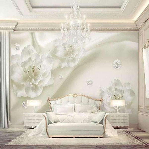 Planet Gates Custom Any Size 3D Wall Murals Wallpaper Silk Flower European Style 3D TV Background Large Wall Painting Living Room Mural Paper