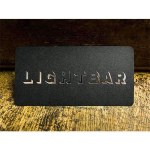 Planet Gates Custom black gold stamping business card printing Business Card Printing gold foil gift card