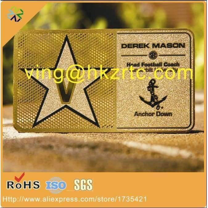 Planet Gates Custom Invitation Visit Blanks Laser Cut Credit Black Metal Business Card