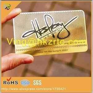 Planet Gates Custom Invitation Visit Blanks Laser Cut Credit Black Metal Business Card