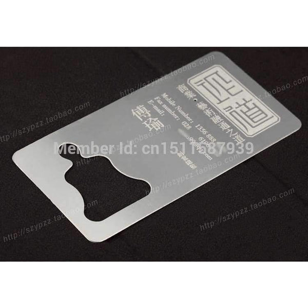 Planet Gates Custom metal business cards  Deluxe Metal Business Card printing visit/name Card100pcs a lot free designing and free shipping