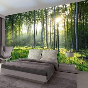 Planet Gates Custom Photo Wallpaper 3D Green Forest Nature Landscape Large Murals Living Room Sofa Bedroom Modern Wall Painting Home Decor