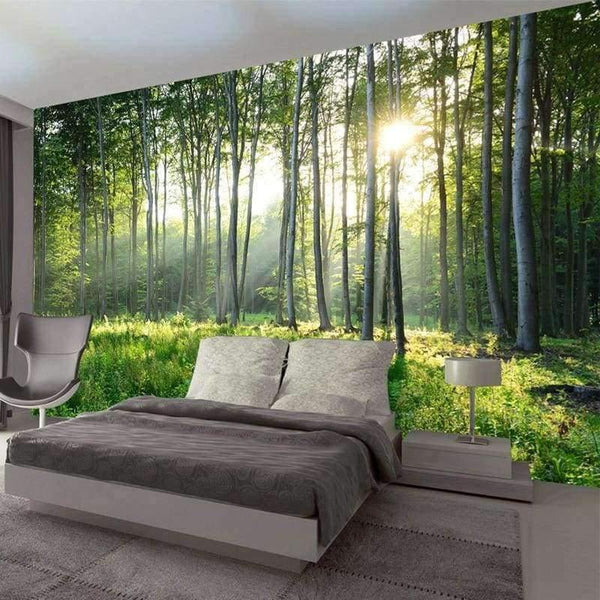 Planet Gates Custom Photo Wallpaper 3D Green Forest Nature Landscape Large Murals Living Room Sofa Bedroom Modern Wall Painting Home Decor