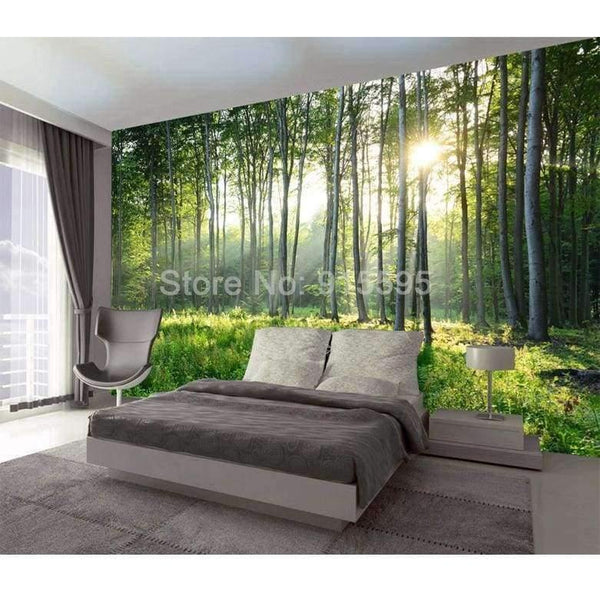 Planet Gates Custom Photo Wallpaper 3D Green Forest Nature Landscape Large Murals Living Room Sofa Bedroom Modern Wall Painting Home Decor