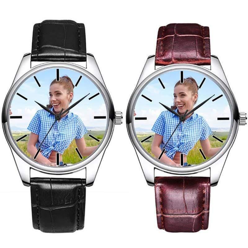 Planet Gates Custom Photo watch DIY watches Waterproof unisex for men women Lovers put your own image Personalized Birthday Gift
