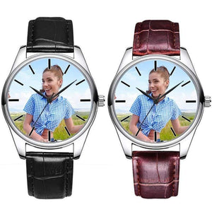 Planet Gates Custom Photo watch DIY watches Waterproof unisex for men women Lovers put your own image Personalized Birthday Gift