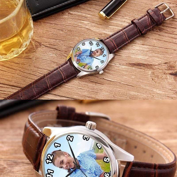 Planet Gates Custom Photo watch DIY watches Waterproof unisex for men women Lovers put your own image Personalized Birthday Gift